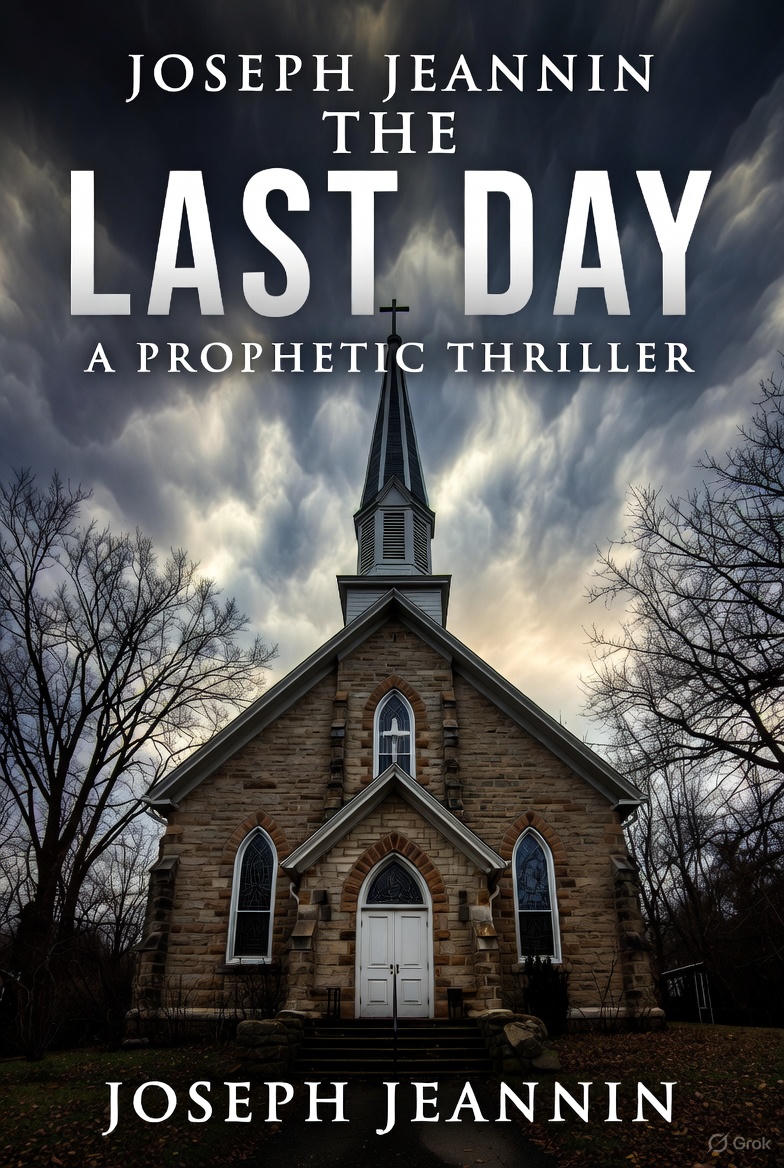 “Cover of The Last Day – The Awakening, an apocalyptic thriller by Joseph Jeannin.”